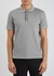 Grey logo piqué cotton polo shirt - Alexander McQueen