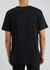 Black printed cotton T-shirt - Alexander McQueen
