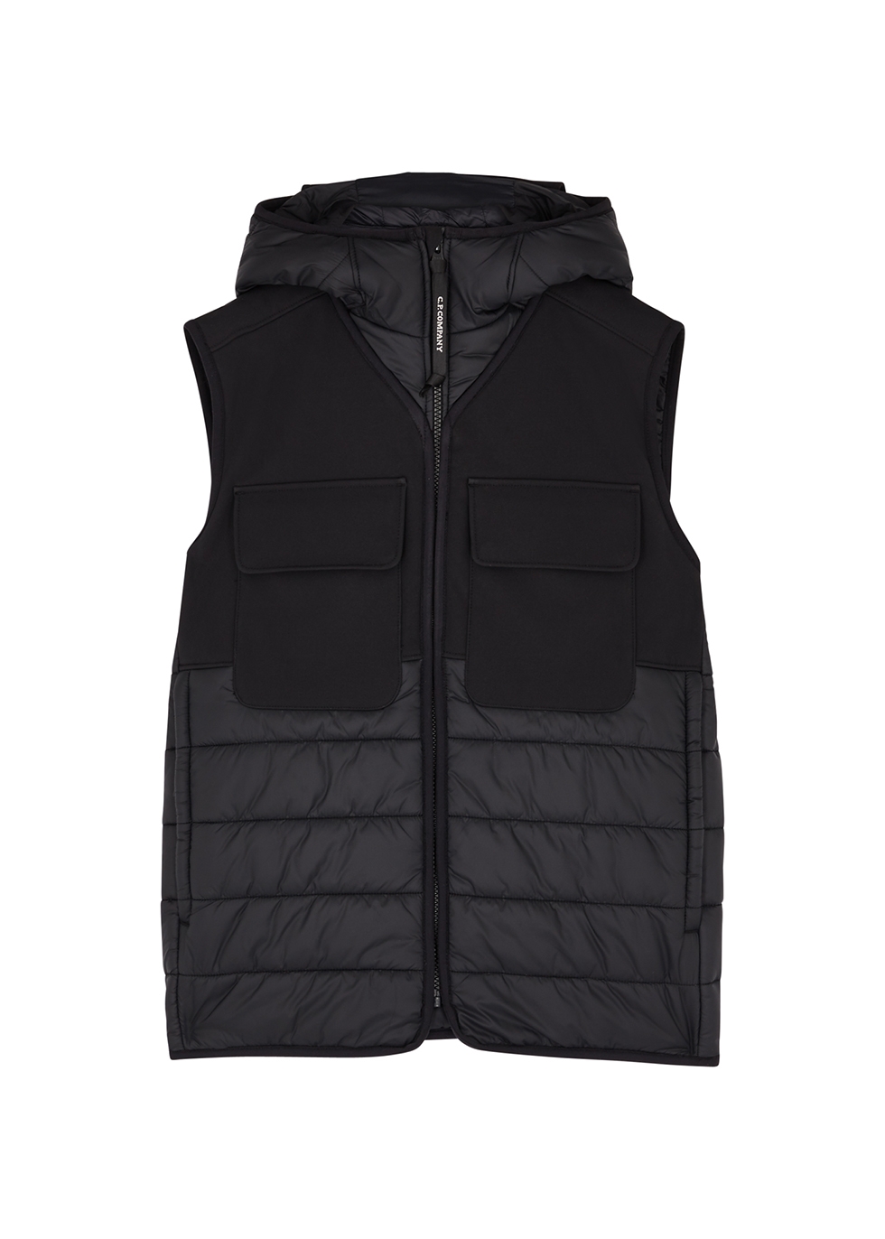KIDS Black quilted shell gilet 14 years Harvey Nichols Clothing Jackets Gilets 