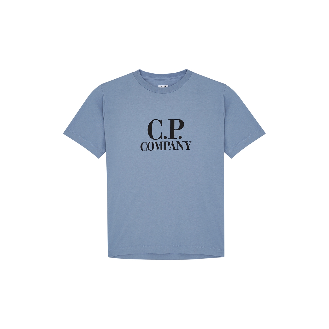 C.P. Company Kids Blue Logo Cotton T-shirt (8-10 Years) - 8 Years
