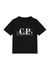KIDS Black printed cotton T-shirt (2-6 years) - C.P. Company