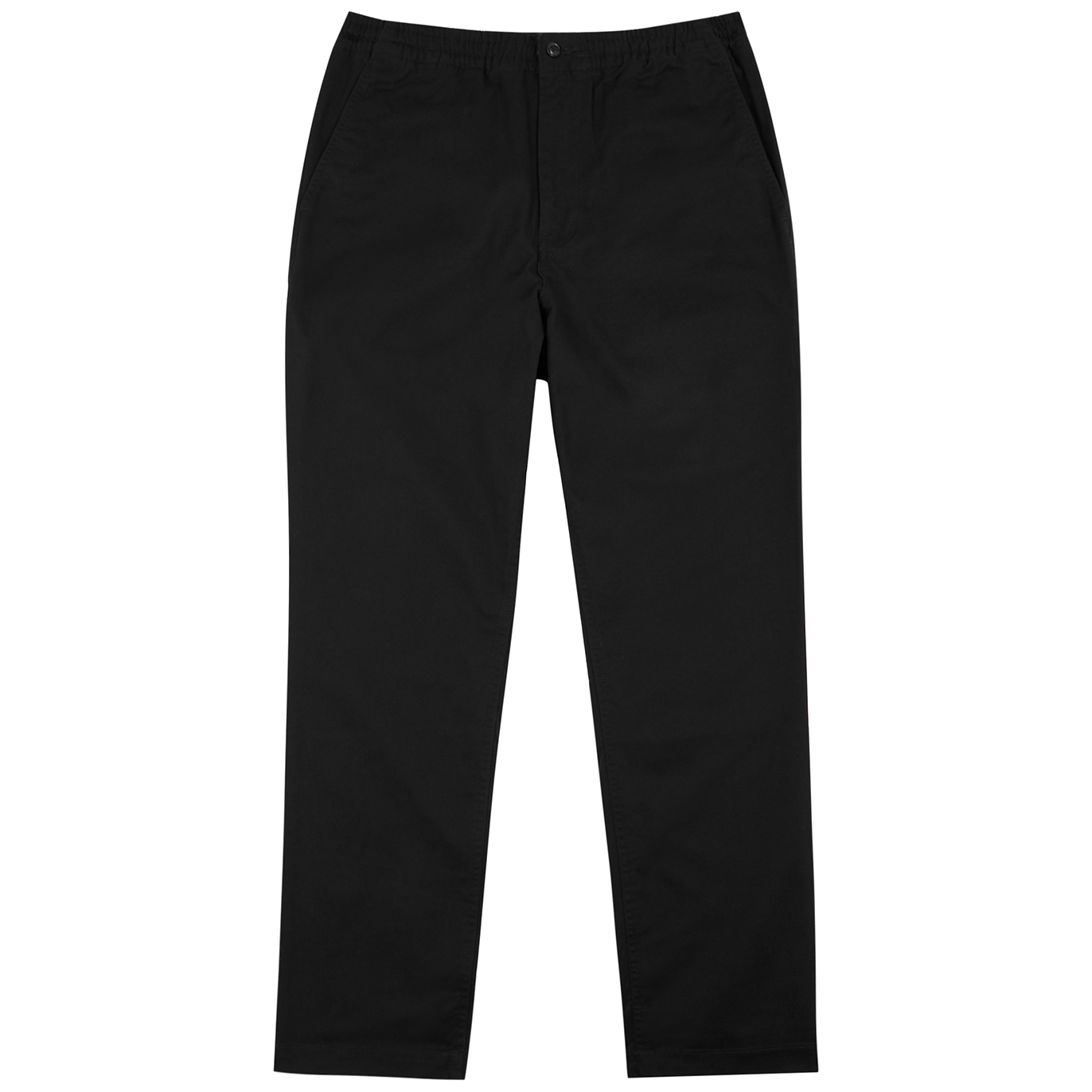 Polo Ralph Lauren Black Slim-leg Stretch-cotton Trousers - M
