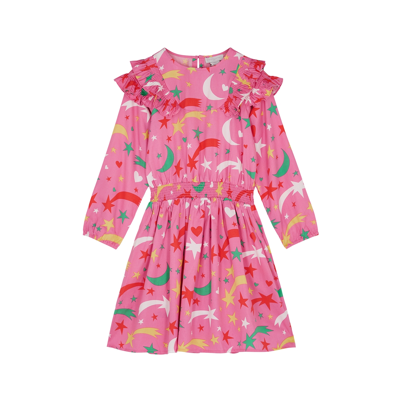 Stella McCartney Kids Shooting Star Printed Woven Dress - Pink & Other - 4 Years