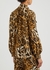 Leopard-print silk blouse - Boutique Moschino