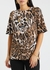 Leopard-print cotton T-shirt - Boutique Moschino