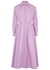 Eleanor pink cotton-poplin maxi dress - Tory Burch