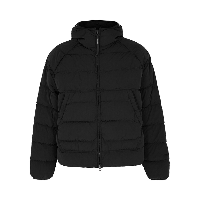 C.P. Company Eco-Chrome Black Quilted Shell Jacket