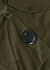 Army green brushed cotton cargo trousers - C.P. Company