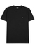 Black logo cotton T-shirt - C.P. Company