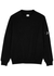 Black cotton sweatshirt - C.P. Company