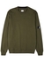 Army green cotton sweatshirt - C.P. Company