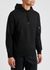 Diagonal Raised black hooded cotton sweatshirt - C.P. Company