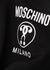 KIDS Black logo stretch-cotton sweatshirt (10-14 years) - MOSCHINO