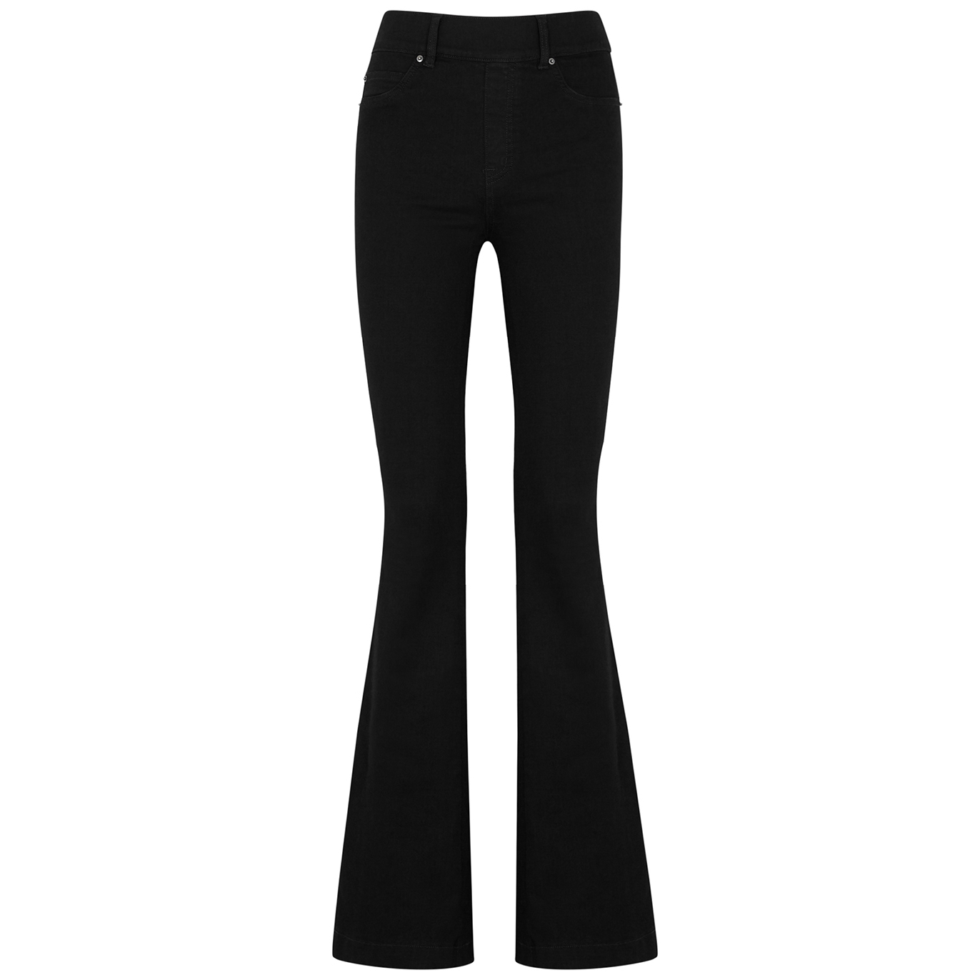 Spanx Black flared-leg jeans - Harvey Nichols