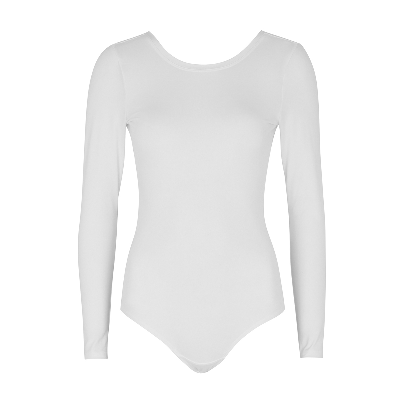Spanx Suit Yourself White Stretch-jersey Bodysuit - L
