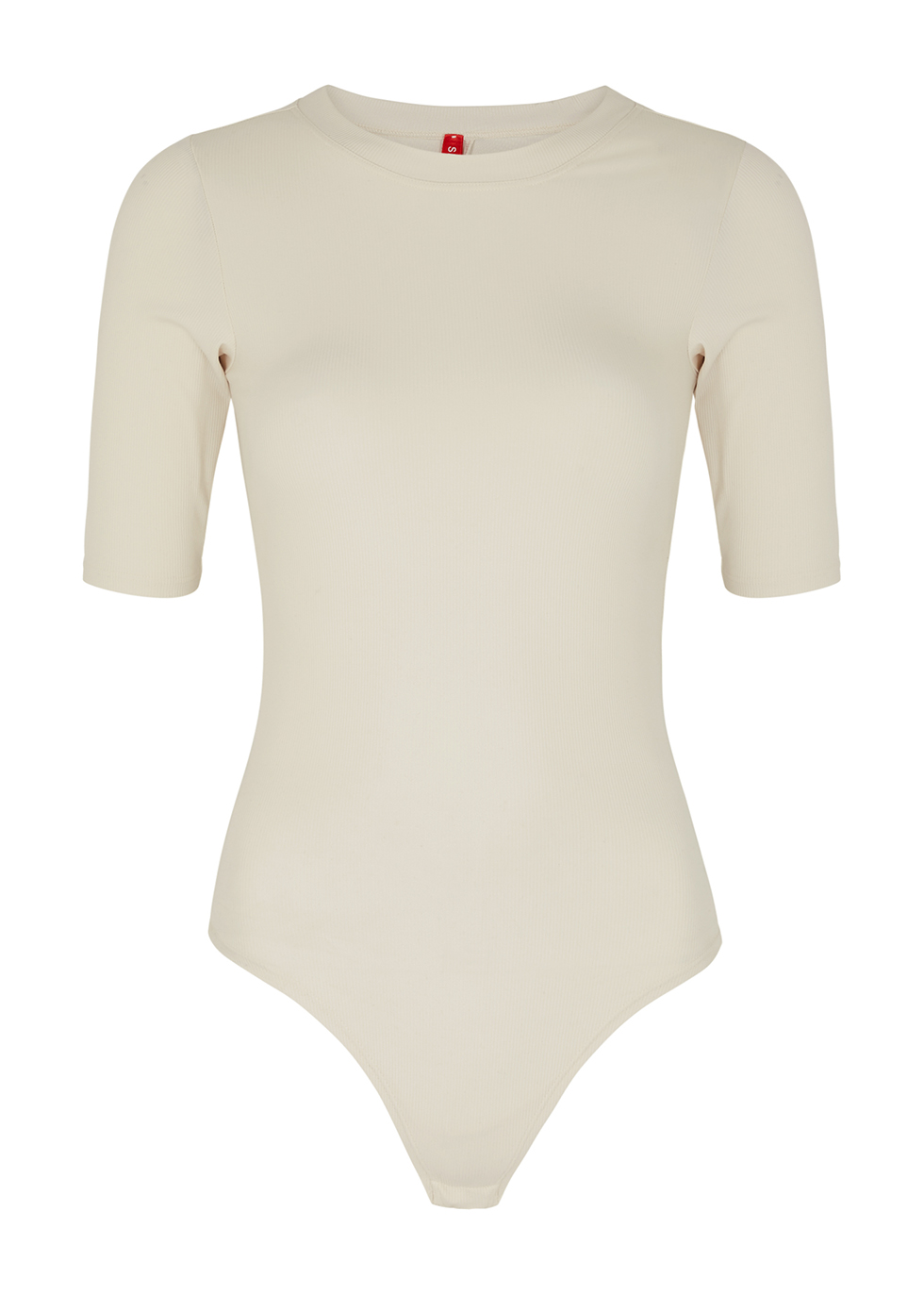 suit yourself ribbed stretch-jersey bodysuit