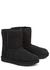 KIDS Classic II black suede ankle boots (IT31-IT35) - UGG
