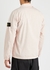 Light pink brushed cotton overshirt - Stone Island