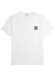 White logo cotton T-shirt - Stone Island