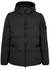 Crinkle Reps black quilted shell jacket - Stone Island