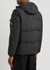 Crinkle Reps black quilted shell jacket - Stone Island