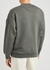 Grey logo cotton sweatshirt - Stone Island