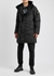 Crinkle Reps black quilted shell coat - Stone Island