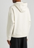 Off-white logo hooded cotton sweatshirt - Jil Sander