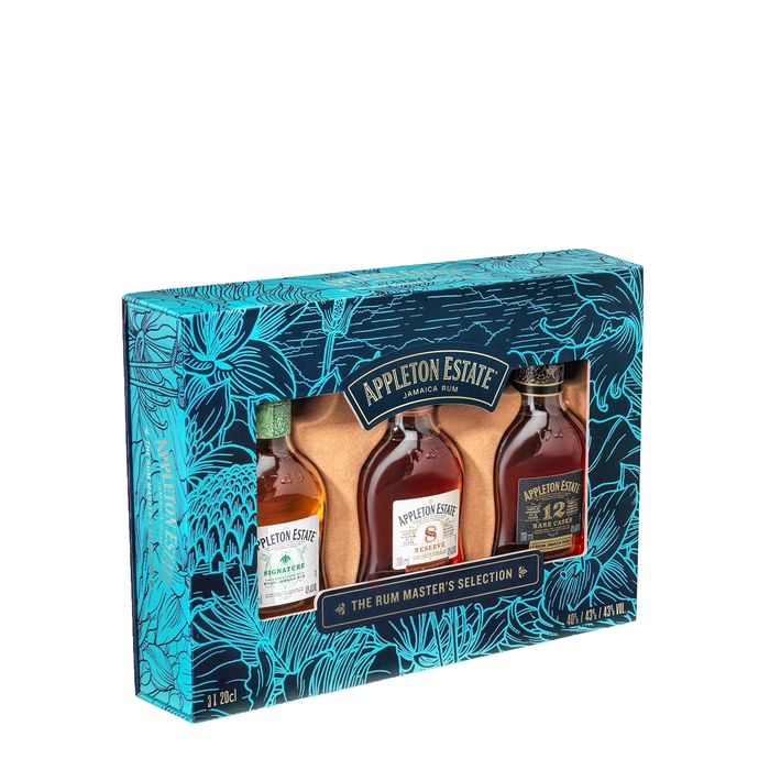 Appleton Estate Jamaica Rum The Rum Master's Selection Gift Pack 3 X 200ml