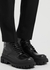 Black leather combat boots - Dolce & Gabbana