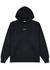 Franklin black hooded cotton sweatshirt - Acne Studios