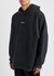 Franklin black hooded cotton sweatshirt - Acne Studios