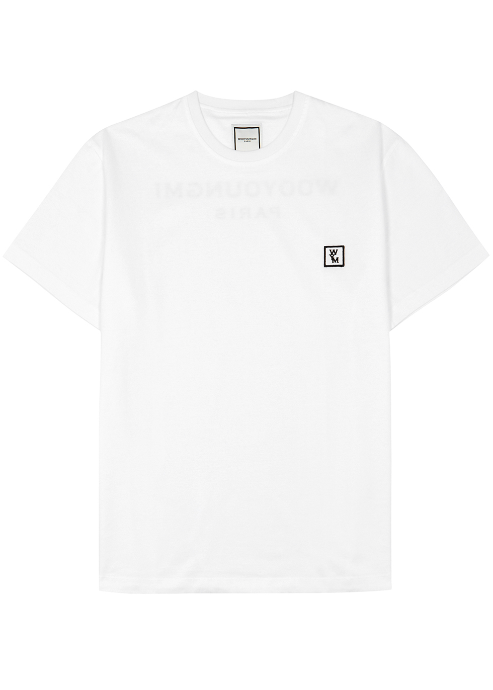 Wooyoungmi Black logo cotton T-shirt