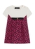 KIDS Printed panelled cotton-blend dress (6-36 months) - Versace
