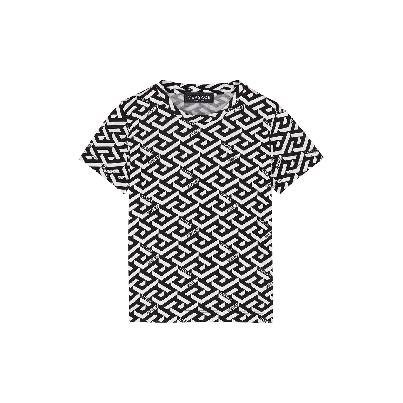 Versace Kids Logo-print Cotton T-shirt (4-6 Years) - Black