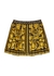 KIDS Baroque-print pleated satin skirt (8-14 years) - Versace