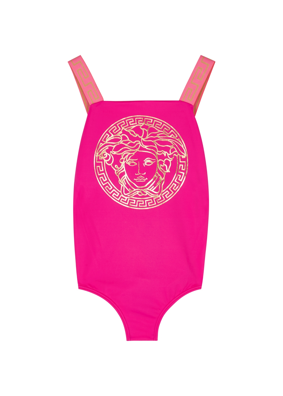 8-14 years Harvey Nichols Sport & Swimwear Swimwear Swimsuits KIDS Hot pink logo-print swimsuit 