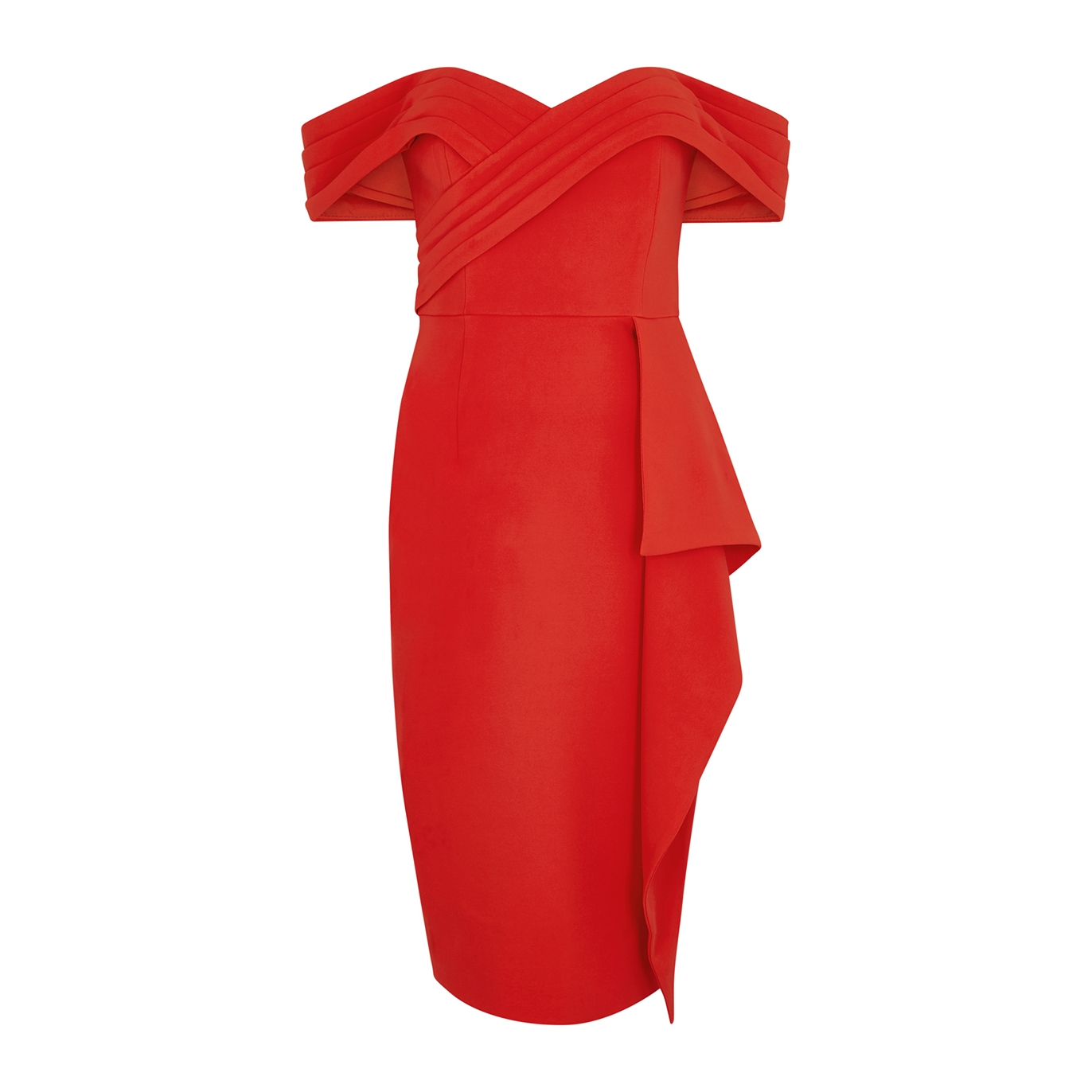 Lavish Alice Red Off-the-shoulder Dress - 18