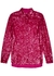 Carvie fuchsia sequin-embellished shirt - Dries Van Noten