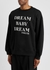 Hax black printed cotton sweatshirt - Dries Van Noten