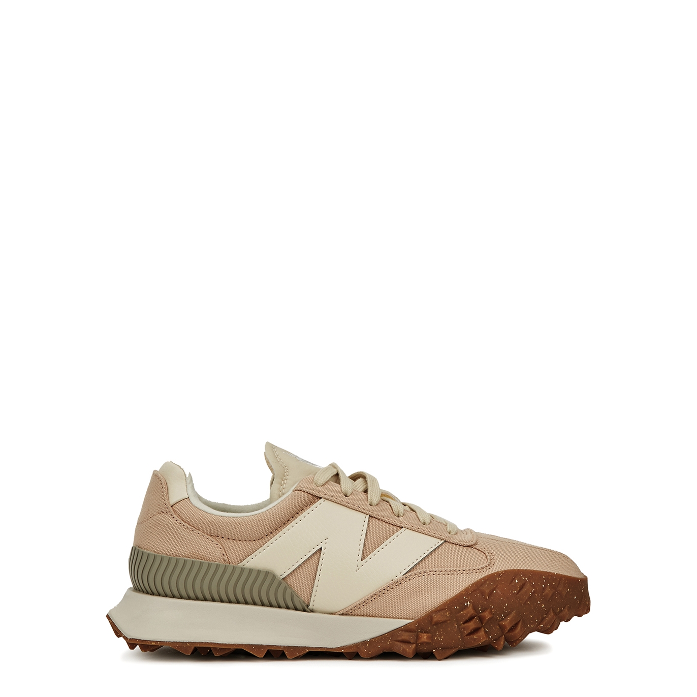 New Balance XC-72 Panelled Canvas Sneakers - Peach - 6
