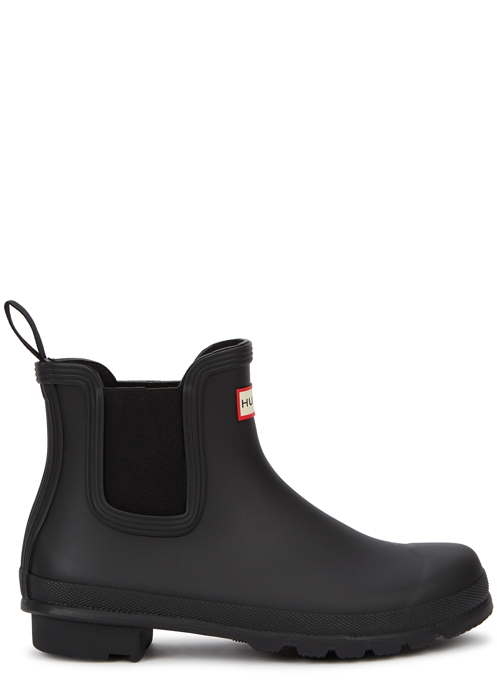 HUNTER Original black rubber Chelsea boots - Harvey Nichols