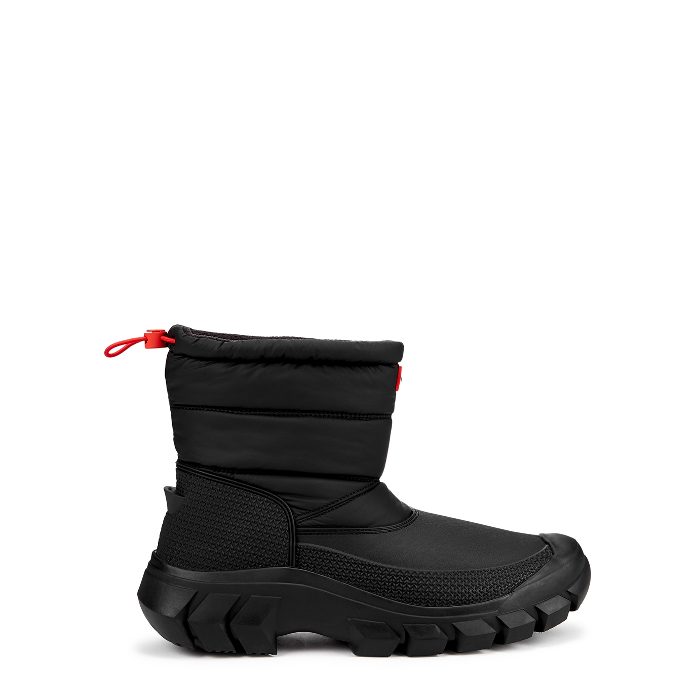 Hunter Intrepid Quilted Nylon Snow Boots - Black - 7
