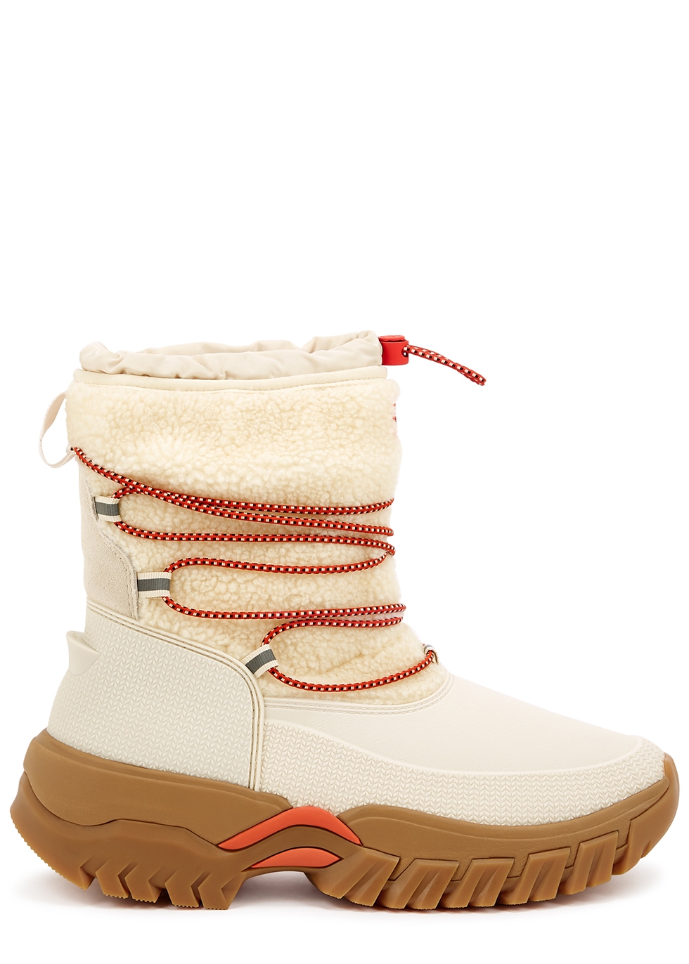 Harvey Nichols Women Shoes Boots Snow Boots Wanderer panelled shearling snow boots 