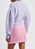 Adley lilac logo wool-blend jumper - ROTATE Birger Christensen
