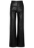 Roti black faux leather trousers - ROTATE Birger Christensen