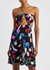 Nanna floral-print cut-out mini dress - ROTATE Birger Christensen