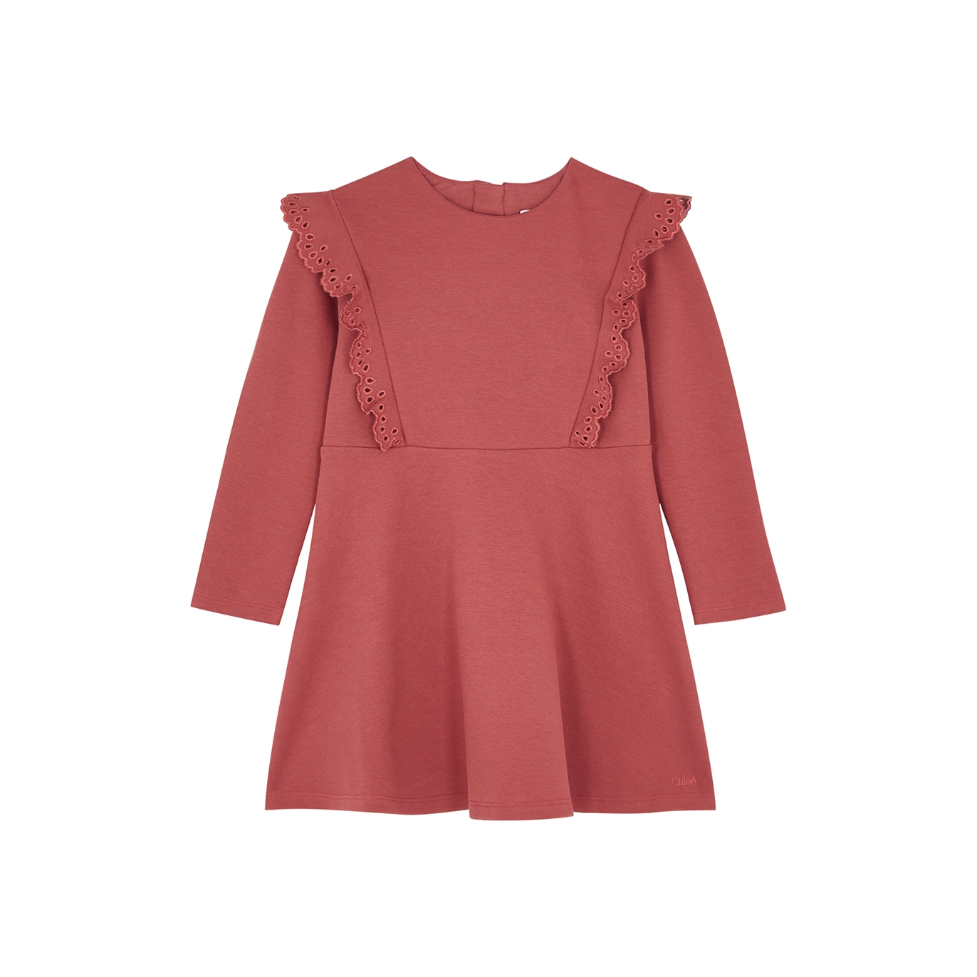 Chloé Kids Ruffled Stretch-jersey Dress (2-4 Years) - Pink - 3 Years