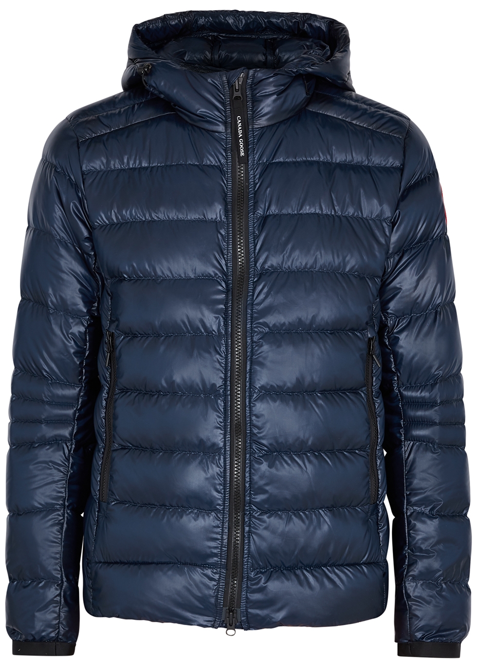 Crofton navy quilted shell jacket
