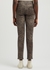 Le Sylvie leopard-print coated straight-leg jeans - Frame
